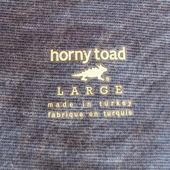 Horny Toad Dress Large L BLUE A-Line Midi Long Sleeve - Picture 5 of 6